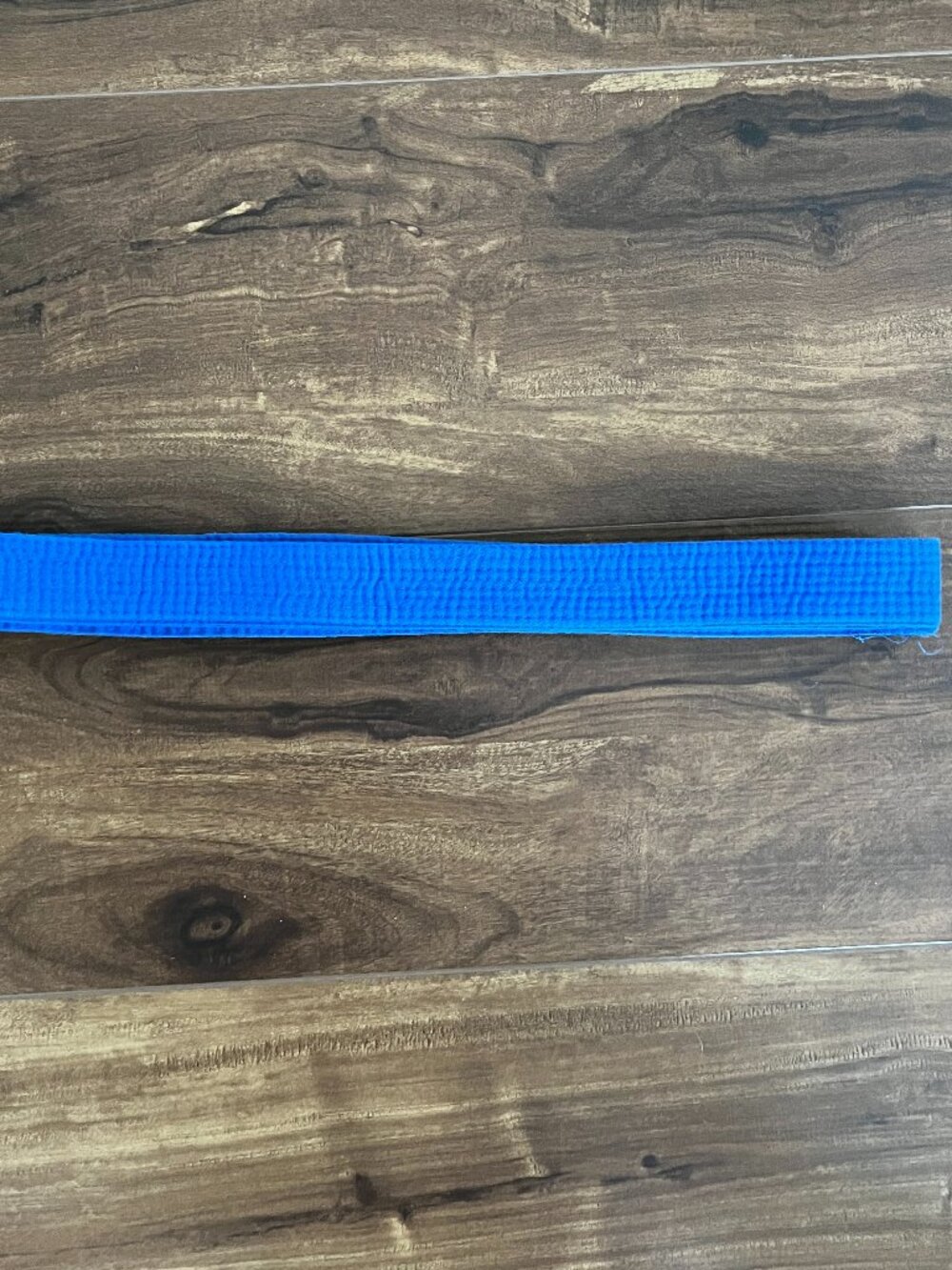Vintage Blue Taekwondo Belt TKD Karate Martial Arts Rank Uniform Belt